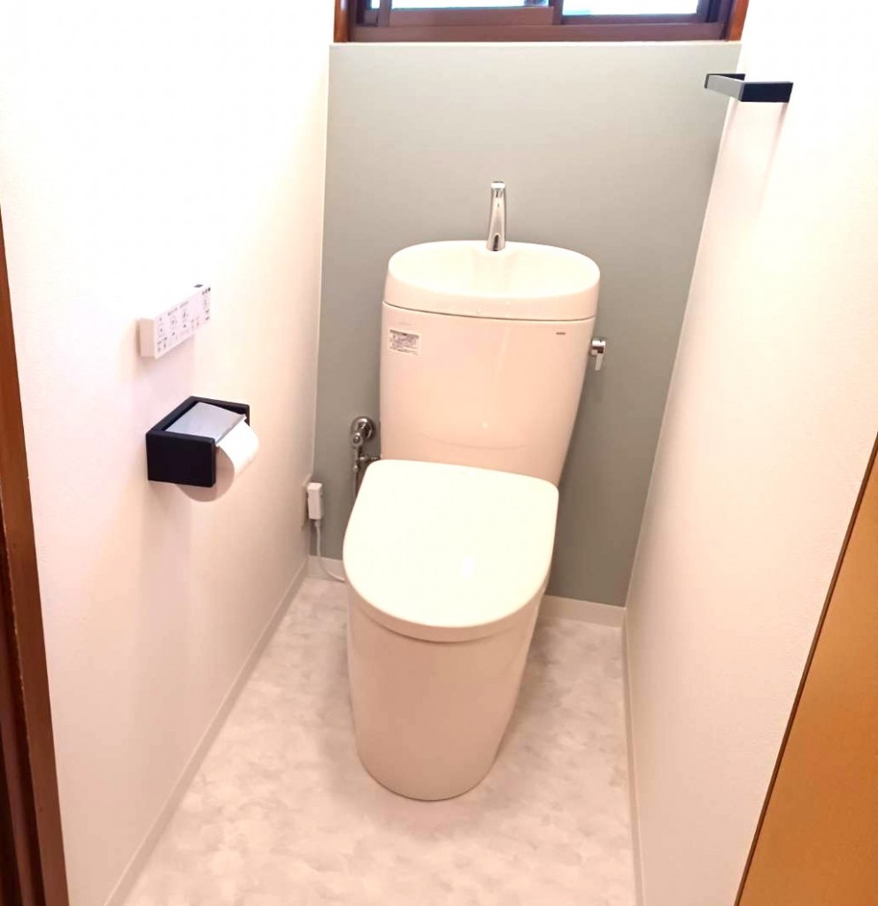 ひとりゆったりと、くつろげるトイレ空間